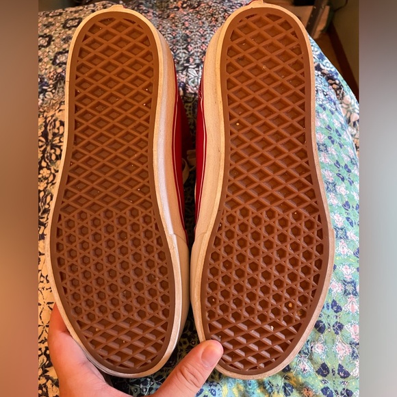 Red high top platform vans - Picture 5 of 6